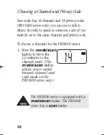 Предварительный просмотр 14 страницы Uniden FRS1400-2 User Manual