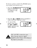 Предварительный просмотр 18 страницы Uniden FRS1400-2 User Manual