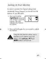 Предварительный просмотр 19 страницы Uniden FRS1400-2 User Manual