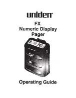 Uniden FX9400 Operating Manual preview