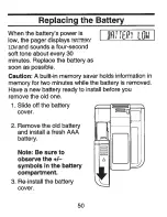 Предварительный просмотр 51 страницы Uniden FX9400 Operating Manual