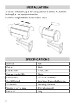 Preview for 2 page of Uniden G110 Quick Start Manual