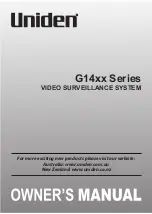 Uniden G14 Series Owner'S Manual preview