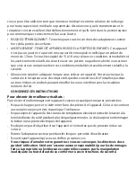 Preview for 3 page of Uniden GC45W (French) Manual D'Utilisation