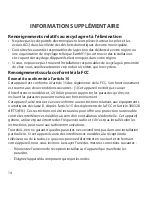 Preview for 14 page of Uniden GC45W (French) Manual D'Utilisation