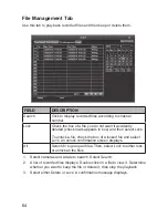 Preview for 64 page of Uniden GDVR 4A Series Owner'S Manual