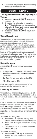 Preview for 3 page of Uniden GMR3050-2C User Manual