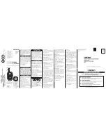 Preview for 1 page of Uniden GMRS680 User Manual