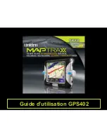 Preview for 1 page of Uniden GPS402 - Maptrax - Automotive GPS Receiver Manual D'Utilisation