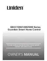 Uniden GSHC1000 Series Owner'S Manual preview