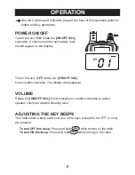 Preview for 10 page of Uniden Handheld UHF Transceiver UH076SX Owner'S Manual