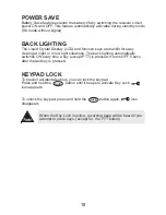 Preview for 20 page of Uniden Handheld UHF Transceiver UH076SX Owner'S Manual