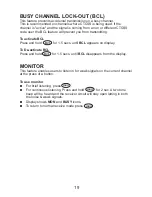 Preview for 21 page of Uniden Handheld UHF Transceiver UH076SX Owner'S Manual