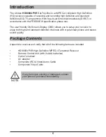 Preview for 6 page of Uniden HD8000UPVR Owner'S Manual