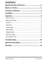 Preview for 3 page of Uniden iGO CAM 30 Owner'S Manual