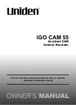 Uniden iGO CAM 55 Owner'S Manual preview