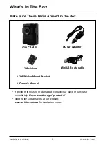 Preview for 4 page of Uniden iGO CAM 55 Owner'S Manual