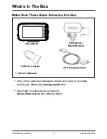 Preview for 4 page of Uniden iGO CAM 60 Owner'S Manual