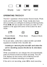 Preview for 11 page of Uniden iWitness DC11 Owner'S Manual