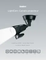 Uniden LightCam 40HD Quick Start Manual предпросмотр