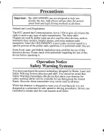 Preview for 2 page of Uniden LRD 6499SWS Operating Manual