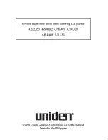 Preview for 28 page of Uniden LRD 6499SWS Operating Manual