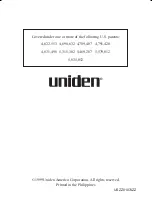 Preview for 5 page of Uniden LRD 737 Operating Manual