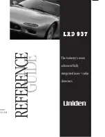 Uniden LRD 937 Reference Manual preview