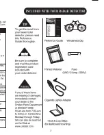 Предварительный просмотр 4 страницы Uniden LRD 957 Reference Manual