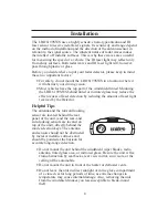 Предварительный просмотр 8 страницы Uniden LRD6199SWS Operating Manual