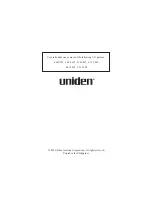 Предварительный просмотр 25 страницы Uniden LRD6199SWS Operating Manual