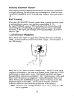 Preview for 17 page of Uniden LRD6499SWS Operating Manual