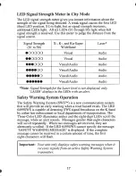 Preview for 20 page of Uniden LRD6499SWS Operating Manual