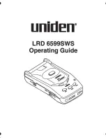 Uniden LRD6599SWS Operating Manual preview