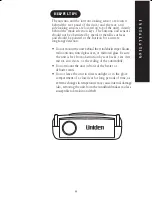 Preview for 11 page of Uniden LRD747 Reference Manual