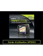 Uniden Maptrax GPS352 Guide Utilisateur preview