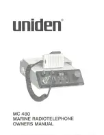 Uniden MC480 Owner'S Manual preview