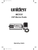 Preview for 1 page of Uniden MC535 Operating Manual