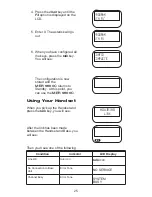 Preview for 25 page of Uniden MER 9600C Manual