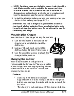 Preview for 23 page of Uniden MHS135 Owner'S Manual