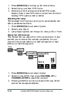 Preview for 26 page of Uniden MHS135 Owner'S Manual