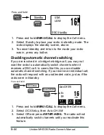 Preview for 48 page of Uniden MHS135 Owner'S Manual