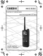 Uniden MHS135DSC Owner'S Manual preview