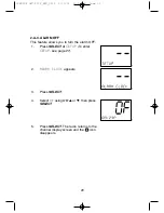 Предварительный просмотр 31 страницы Uniden OCEANUS ATIS Series Owner'S Manual