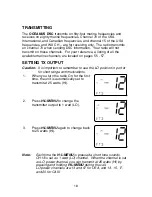 Предварительный просмотр 21 страницы Uniden OCEANUS DSC Owner'S Manual