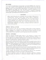 Preview for 2 page of Uniden PC122AM/SSB Owner'S Manual