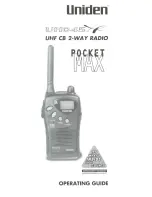 Uniden POCKET MAX UHO45XP Operating Manual preview