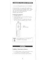 Preview for 9 page of Uniden POCKET MAX UHO45XP Operating Manual