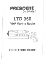 Uniden PRESIDENT LTD 950 Operating Manual предпросмотр