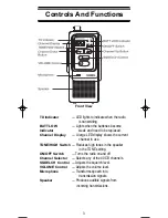 Предварительный просмотр 5 страницы Uniden PRO340XL Operating Manual